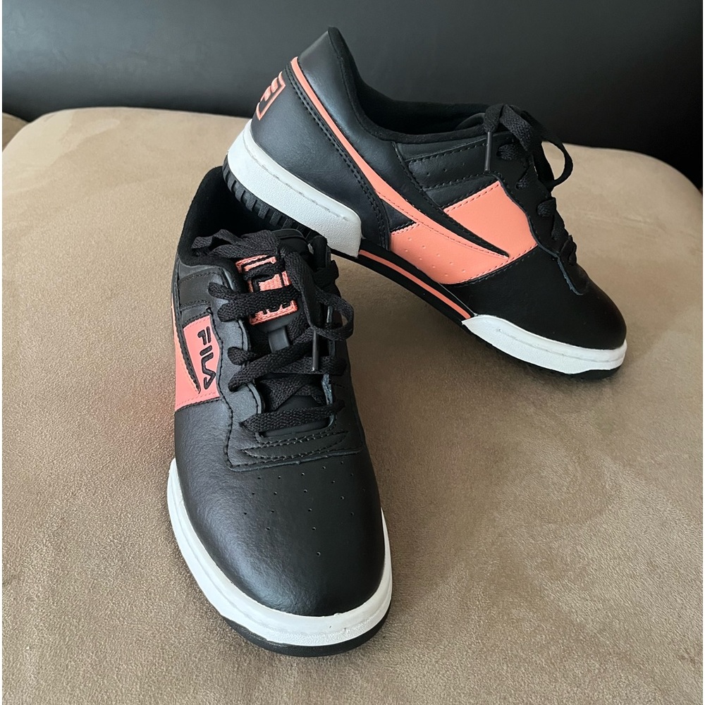 FILA Original Fitness kids 6.5 (blk/wht/dflo)